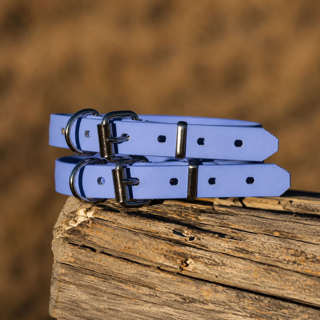 Waterproof BioThane® Dog Collar – Periwinkle