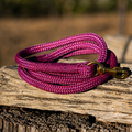 Double Braided Rope Dog Lead – Pink