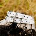 Waterproof BioThane® Dog Collar – White