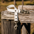 Waterproof BioThane® Dog Ute Tie - White