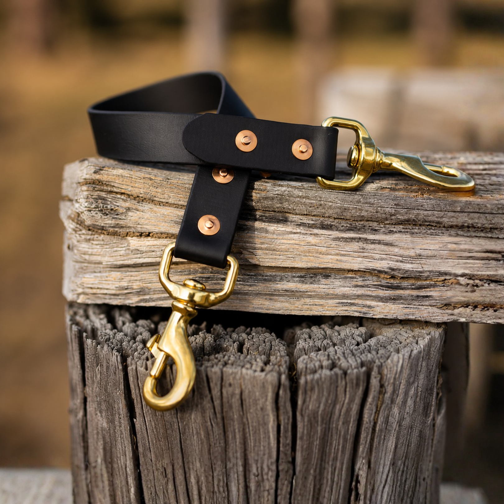 Waterproof BioThane® Dog Ute Tie - Black